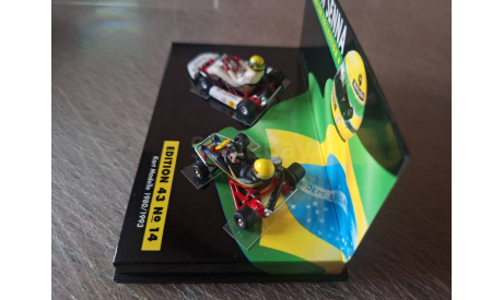 1/43 Minichamps F1 Senna Kart 1980 / 1993, масштабная модель, scale43, Карт