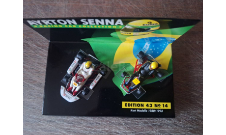 1/43 Minichamps F1 Senna Kart 1980 / 1993, масштабная модель, scale43, Карт