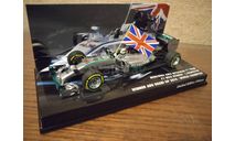 1/43 Minichamps Mercedes W05 Hamilton F1 World champion 2014, масштабная модель, 1:43