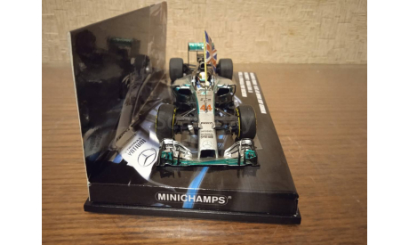 1/43 Minichamps Mercedes W05 Hamilton F1 World champion 2014, масштабная модель, 1:43