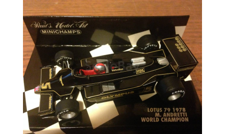 1/43 Minichamps Lotus 79 F1 World champion 1978 Andretti, масштабная модель, 1:43