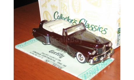 1/43 Lincoln Continental  46-48 Top Down Buby, масштабная модель, scale43, classic collectors