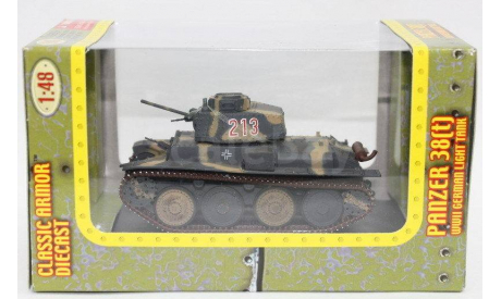Модель немецкого танка 38(t) diecast 1/48, масштабные модели бронетехники, scale48, classic armor
