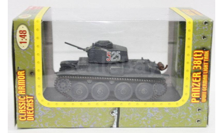 Модель немецкого танка 38(t) diecast 1/48, масштабные модели бронетехники, scale48, classic armor