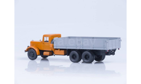 ЯАЗ-210 бортовой, оранжевый/серый, масштабная модель, scale43, Автоистория (АИСТ)