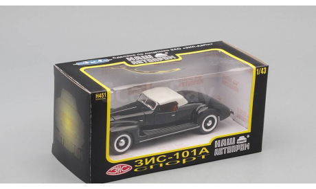 ЗИС 101А Спорт закр.верх, черный, масштабная модель, Наш Автопром, scale43
