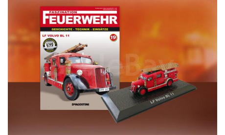 Faszination Feuerwehr 19, LF Volvo BL 11, журнальная серия масштабных моделей, DeAgostini, scale72