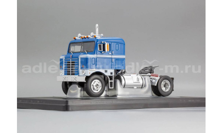 KENWORTH Bullnose Tractor Truck 2-assi (1950), Blue Silver, масштабная модель, IXO, scale43