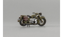 Мотоцикл ММЗ М-72 1946 г., хаки, масштабная модель мотоцикла, 1:43, 1/43, DiP Models