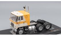 GMC Astro 95 towing vehicle (1970), ochre-yellow creme, масштабная модель, IXO, scale43