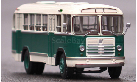 ЛиАЗ-158В бело-зелёный, масштабная модель, Classicbus, scale43