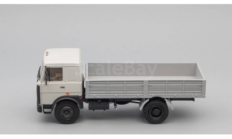 МАЗ 53371 бортовой (1991-1999), серый, масштабная модель, scale43, Наш Автопром