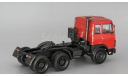 МАЗ 64227 седельный тягач, бордовый, масштабная модель, Наш Автопром, scale43