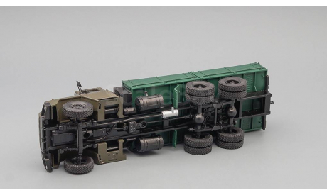 КРАЗ 250 бортовой (1977-1989), серо-зеленый, масштабная модель, Наш Автопром, scale43