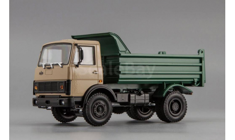 МАЗ-555102 (1988-93), бежево-зеленый, масштабная модель, Наш Автопром, scale43