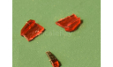 Фонарь габаритный 1.370.1-000 (IKARUS), красный, запчасти для масштабных моделей, Три А Студио, 1:43, 1/43