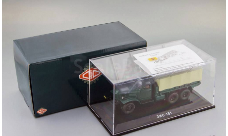 ЗИС 151 бортовой с тентом (1951), масштабная модель, DiP Models, scale43