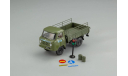 УАЗ- 450Д «Военная Автоинспекция» МО СССР 1963 г. с аксессуарами в кузове, масштабная модель, DiP Models, scale43