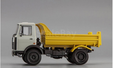 МАЗ 5551 самосвал (1991-1997), серый / жёлтый, масштабная модель, Наш Автопром, scale43