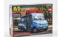 Сборная модель Автобус IKARUS 542, сборная модель автомобиля, AVD Models, scale43