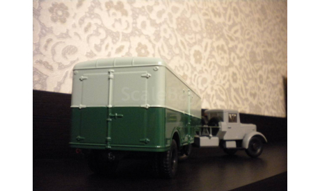 МАЗ-200В с полуприцепом МАЗ-5217, масштабная модель, 1:43, 1/43, Автоистория (АИСТ)