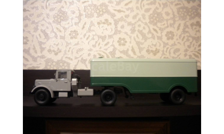 МАЗ-200В с полуприцепом МАЗ-5217, масштабная модель, 1:43, 1/43, Автоистория (АИСТ)