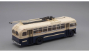 МТБ 82Д троллейбус (1947-1951), бежево-синий, масштабная модель, ULTRA Models, scale43