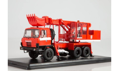 Экскаватор-планировщик UDS-114A (на шасси Tatra-815) пожарный, масштабная модель, Start Scale Models (SSM), scale43