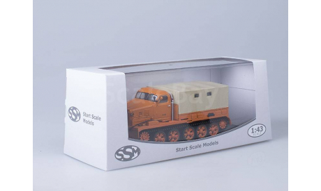 АТ-Т бортовой с тентом (оранжевый), масштабная модель, Start Scale Models (SSM), 1:43, 1/43