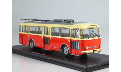 Троллейбус Skoda-9TR (красно-бежевый), масштабная модель, Škoda, Start Scale Models (SSM), 1:43, 1/43