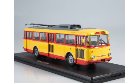Троллейбус Skoda-9TR (красно-жёлтый), масштабная модель, Škoda, Start Scale Models (SSM), scale43