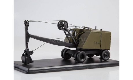 Экскаватор Э-656, масштабная модель, ModelPro, scale43