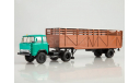 КАЗ-608 с полуприцепом ОДАЗ-857Б, масштабная модель, Автоистория (АИСТ), 1:43, 1/43