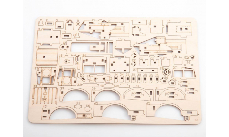 Сборная модель Трактор К-700, сборная модель автомобиля, Baumi, scale43