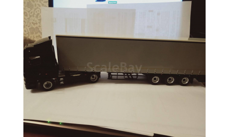 КАМАЗ-5490 с полуприцепом НЕФАЗ-93341, масштабная модель, ПАО КАМАЗ, scale43