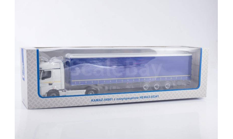 KAMAZ-54901 c п/п НЕФАЗ-93341, масштабная модель, scale43, ПАО КАМАЗ