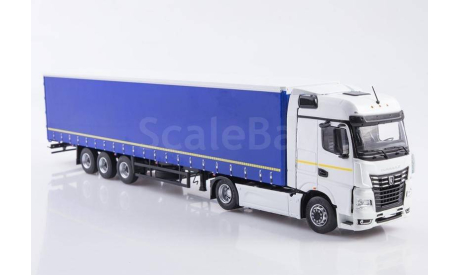 KAMAZ-54901 c п/п НЕФАЗ-93341, масштабная модель, scale43, ПАО КАМАЗ