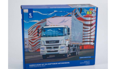 Сборная модель KAMAZ-65207-87 (S5), сборная модель автомобиля, 1:43, 1/43, AVD Models