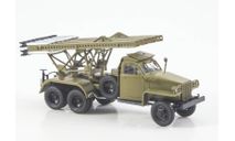 Легендарные грузовики СССР №112, БМ-13Н ’Катюша’ (Studebaker US6), журнальная серия масштабных моделей, MODIMIO, scale43