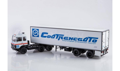 МАЗ-6422 с полуприцепом Lamberet Sovtransavto, масштабная модель, scale43, Start Scale Models (SSM)
