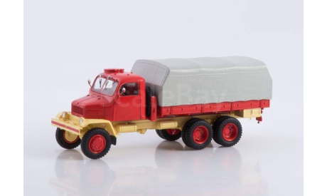 Praga V3S бортовой с тентом, масштабная модель, Автоистория (АИСТ), scale43