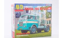 Сборная модель Skoda 706 MTTN, сборная модель автомобиля, AVD Models, Škoda, scale43