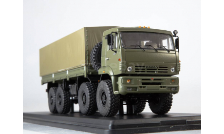 КАМАЗ-6560 бортовой (с тентом), масштабная модель, scale43, Start Scale Models (SSM)