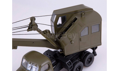 Автомобильный экскаватор-кран ДКА-0,25/5 на шасси ЗИС-151, масштабная модель, ModelPro, 1:43, 1/43