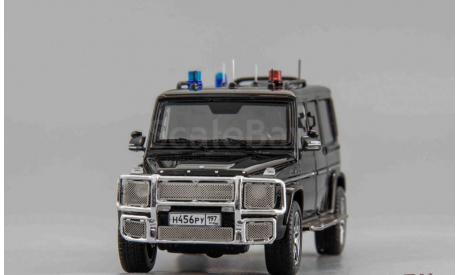 MERCEDES-BENZ G63 XXL AMG W463 (2016), black, масштабная модель, DiP Models, scale43