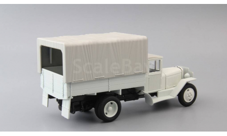 ЗИС-42М/5В бортовой с тентом, серый, масштабная модель, Наш Автопром, scale43