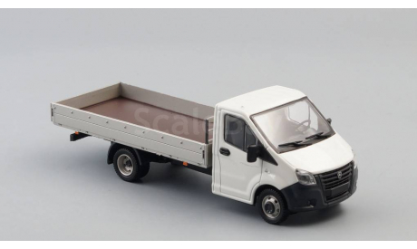 ГАЗель NEXT A21R33 бортовой, белый, масштабная модель, Наш Автопром, scale43