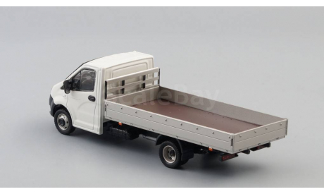 ГАЗель NEXT A21R33 бортовой, белый, масштабная модель, Наш Автопром, scale43