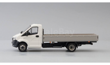 ГАЗель NEXT A21R33 бортовой, белый, масштабная модель, Наш Автопром, scale43