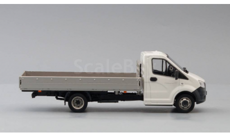 ГАЗель NEXT A21R33 бортовой, белый, масштабная модель, Наш Автопром, scale43
